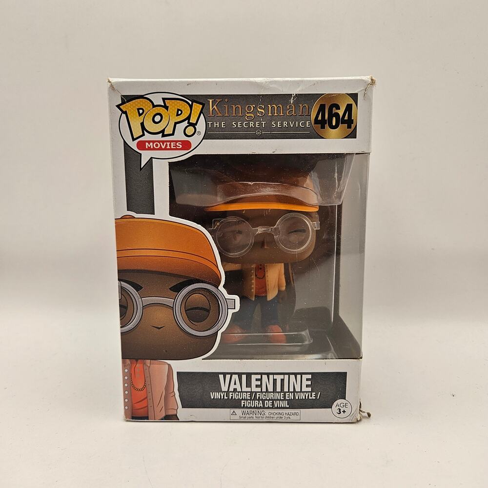 FUNKO POP! KINGSMAN #464 VALENTINE VINYL FIGURE CHECK BOX CONDITION